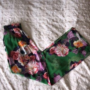Zara floral pants